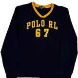 Polo Sport Long Sleeve T-Shirt - Large Navy Cotton