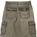 Dickies Cargo Shorts - 32W 10L Gray Cotton