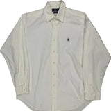 Ralph Lauren Shirt - Medium White Cotton