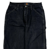 Age 16 Route 66 Carpenter Pants - 31W 29L Black Cotton