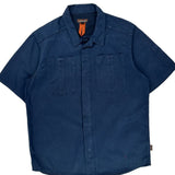 Patagonia Short Sleeve Shirt - Medium Blue Hemp