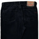 Diesel Jeans - 36W 31L Black Corduroy