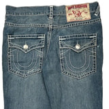 True Religion Boot Cut Jeans - 34W 31L Blue Cotton
