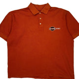 F-150 Harley Davidson Polo Shirt - Large Orange Cotton