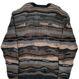 Pacsun Striped Sweater - XL Multicoloured Acrylic