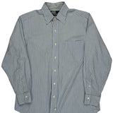 Polo By Ralph Lauren Striped Shirt - Medium Blue Cotton