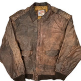 Leather Wear Leather Jacket - XL Brown Leather