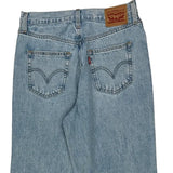 Levis High Waisted Straight Jeans - 29W US 6 Light Wash Cotton