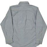 Age 8 Ralph Lauren Striped Shirt - Small Blue Cotton