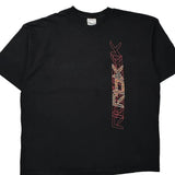 Reebok Graphic T-Shirt - 2XL Black Cotton