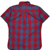 Tommy Hilfiger Checked Short Sleeve Shirt - XL Blue Cotton