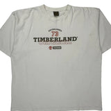 Timberland Graphic T-Shirt - XL White Cotton