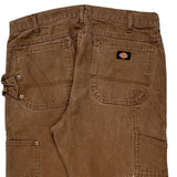 Dickies Carpenter Pants - 38W 30L Brown Cotton