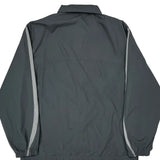 Reebok Windbreaker - XL Gray Polyester