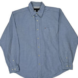 Tommy Hilfiger Shirt - Large Blue Cotton