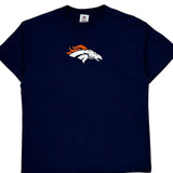 Denver Broncos Nfl T-Shirt - Large Navy Cotton