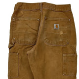 Carhartt Double Knee Carpenter Trousers - 30W 32L Brown Cotton
