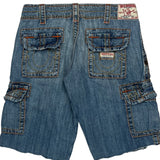 True Religion Denim Shorts - 28W US 4 Blue Denim
