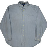 Tommy Hilfiger Shirt - Large Blue Cotton