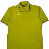 Kappa Polo Shirt - XL Yellow Cotton