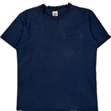 Dickies T-Shirt - Large Navy Cotton