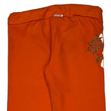 Chase Authentics Floral Sport Shorts - Small Orange Cotton Blend