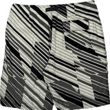 Oakley Striped Shorts - 38W 9L Black & White Polyester