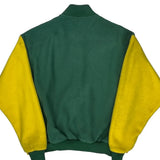 Packers Columbia Bomber Jacket - Medium Green Polyester