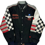 Goodwrench Service Plus Racing Chase Authentics Nascar Varsity Jacket - XL Red Cotton