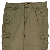 Cabelas Cargo Trousers - 40W 21L Khaki Cotton