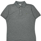 Lacoste Polo Shirt - Medium Grey Cotton