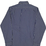 Polo By Ralph Lauren Striped Shirt - Large Blue Cotton