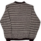 Woolrich Cardigan - Large Burgundy Cotton