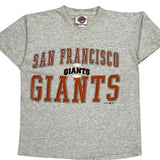 Single Stitch San Francisco Giants Aaron Mlb T-Shirt - Large Gray Cotton