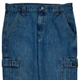 Unbranded Cargo Pants - 34W 29L Blue Cotton