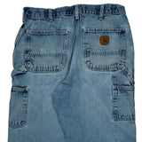 Dungaree Fit Carhartt Double Knee Carpenter Jeans - 32W 32L Blue Cotton