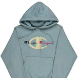 Champion Hoodie - Small Blue Cotton