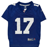Age 8 Reebok New York Giants Football Jersey - Small Blue Polyester