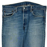 501 Levis Jeans - 35W 32L Blue Cotton