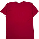 Blank Fruit Of The Loom Single Stitch T-Shirt - XL Red Cotton