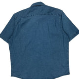 Wrangler Denim Shirt - XL Blue Cotton