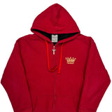 Coogi Full Zip Hoodie - XL Red Cotton
