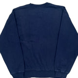 90s Blank Russell Athletic Sweatshirt - Large Navy Cotton Blend
