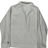 Tommy Hilfiger Spellout Fleece Jacket - Large Blue Polyester