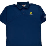 48 Nascar Polo Shirt - Large Blue Polyester