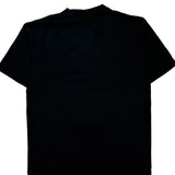 Reebok T-Shirt - Large Black Cotton