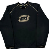 Nike Spellout Sweatshirt - Medium Black Cotton