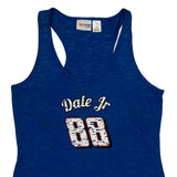 Dale Jr. Nascar Tank Top - Large Blue Polyester