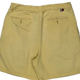 Tommy Hilfiger Chino Shorts - 34W 7L Yellow Cotton