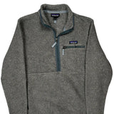 Patagonia 1/4 Zip - Large Gray Polyester